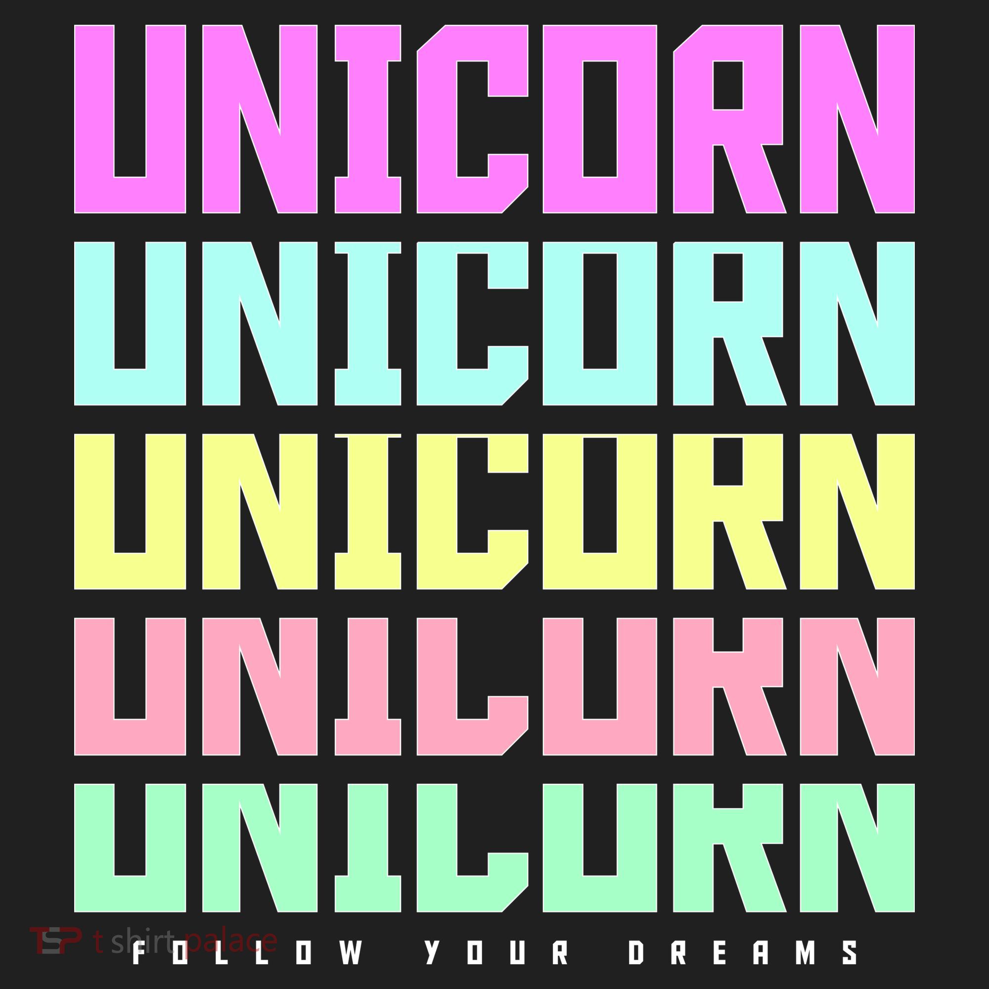 Unicorn Repeat Follow Your Dream Beanie
