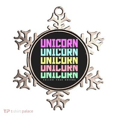 Unicorn Repeat Follow Your Dream Ornament
