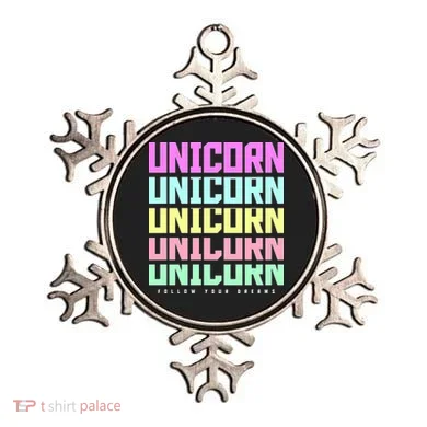 Unicorn Repeat Follow Your Dream Ornament