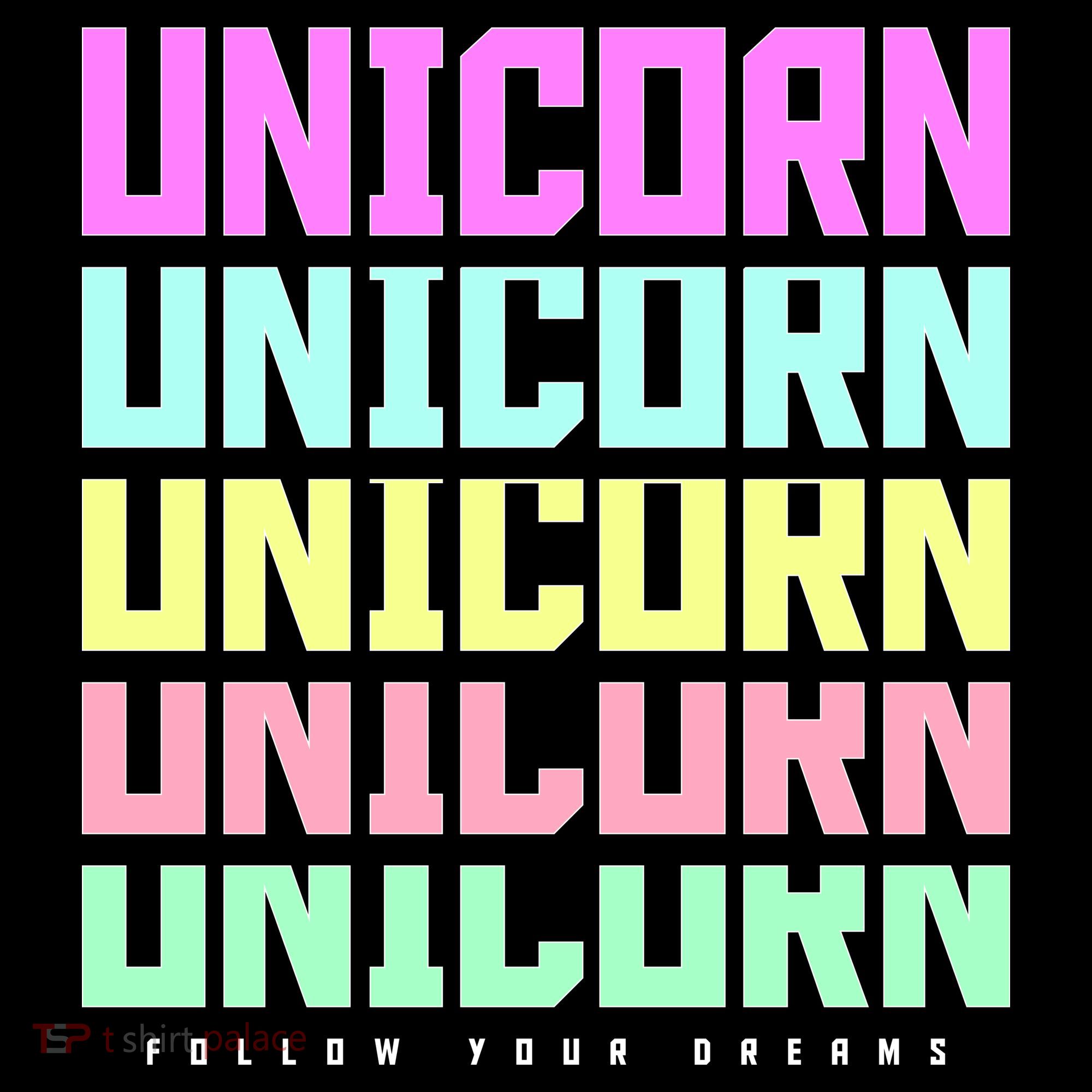 Unicorn Repeat Follow Your Dream Women's Tank Top