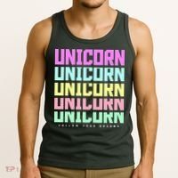 Unicorn Repeat Follow Your Dream Tank Top thumb 3