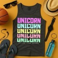 Unicorn Repeat Follow Your Dream Tank Top thumb 4