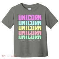 Unicorn Repeat Follow Your Dream Toddler T-Shirt thumb 0