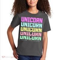 Unicorn Repeat Follow Your Dream Kids T-Shirt thumb 2