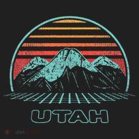 Utah Retro Mountain Hiking 80s Style Women's Sweatshirt thumb 2