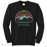 Utah Retro Mountain Hiking 80s Style Sweatshirt thumb 0
