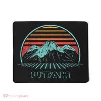 Utah Retro Mountain Hiking 80s Style Mousepad thumb 0