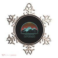 Utah Retro Mountain Hiking 80s Style Ornament thumb 0