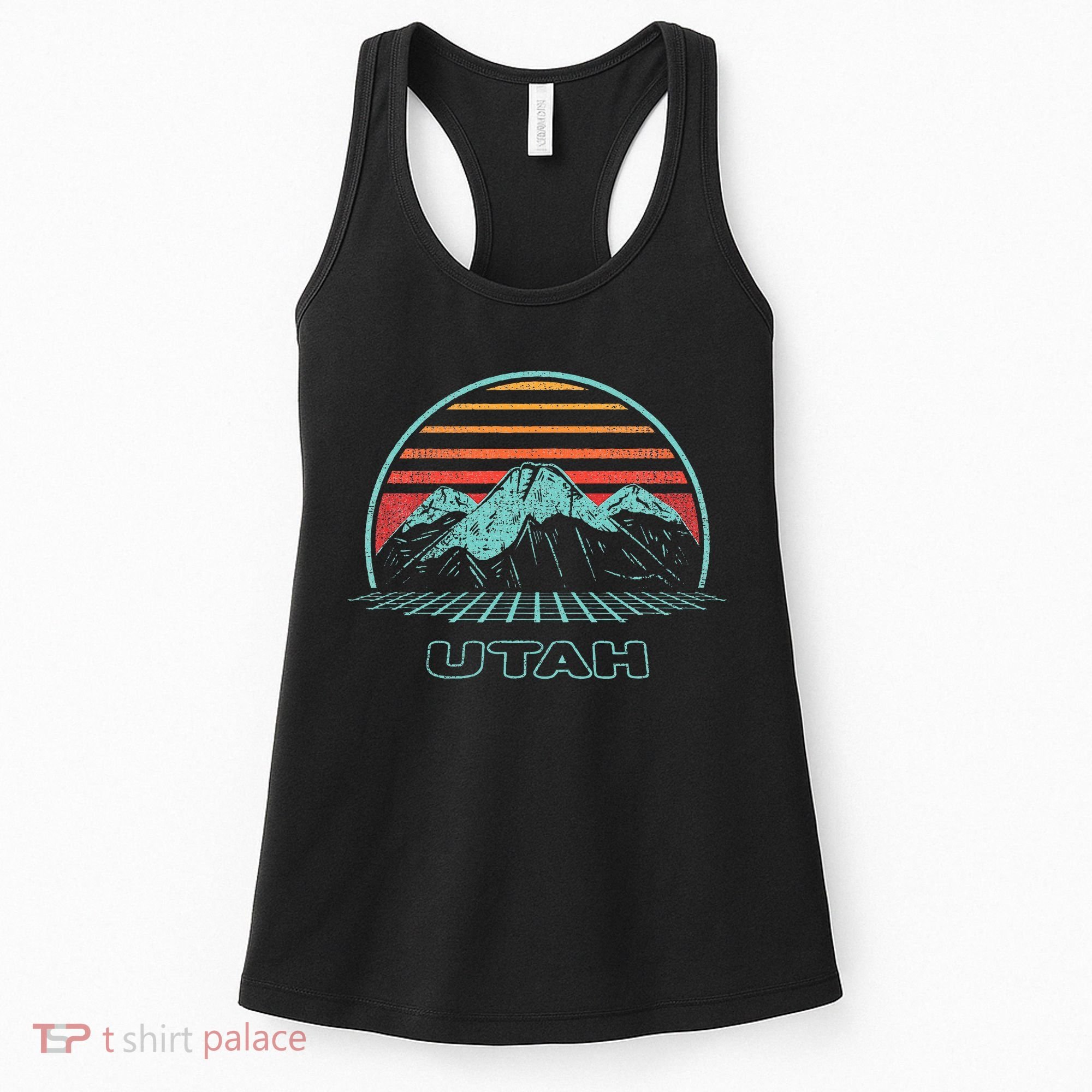 Utah Retro Mountain Hiking 80s Style Women's Tank Top