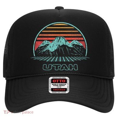Utah Retro Mountain Hiking 80s Style Hat