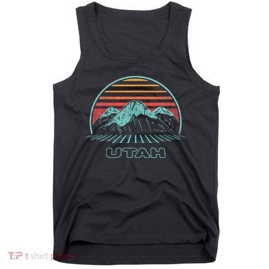 Utah Retro Mountain Hiking 80s Style Tank Top