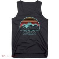 Utah Retro Mountain Hiking 80s Style Tank Top thumb 0