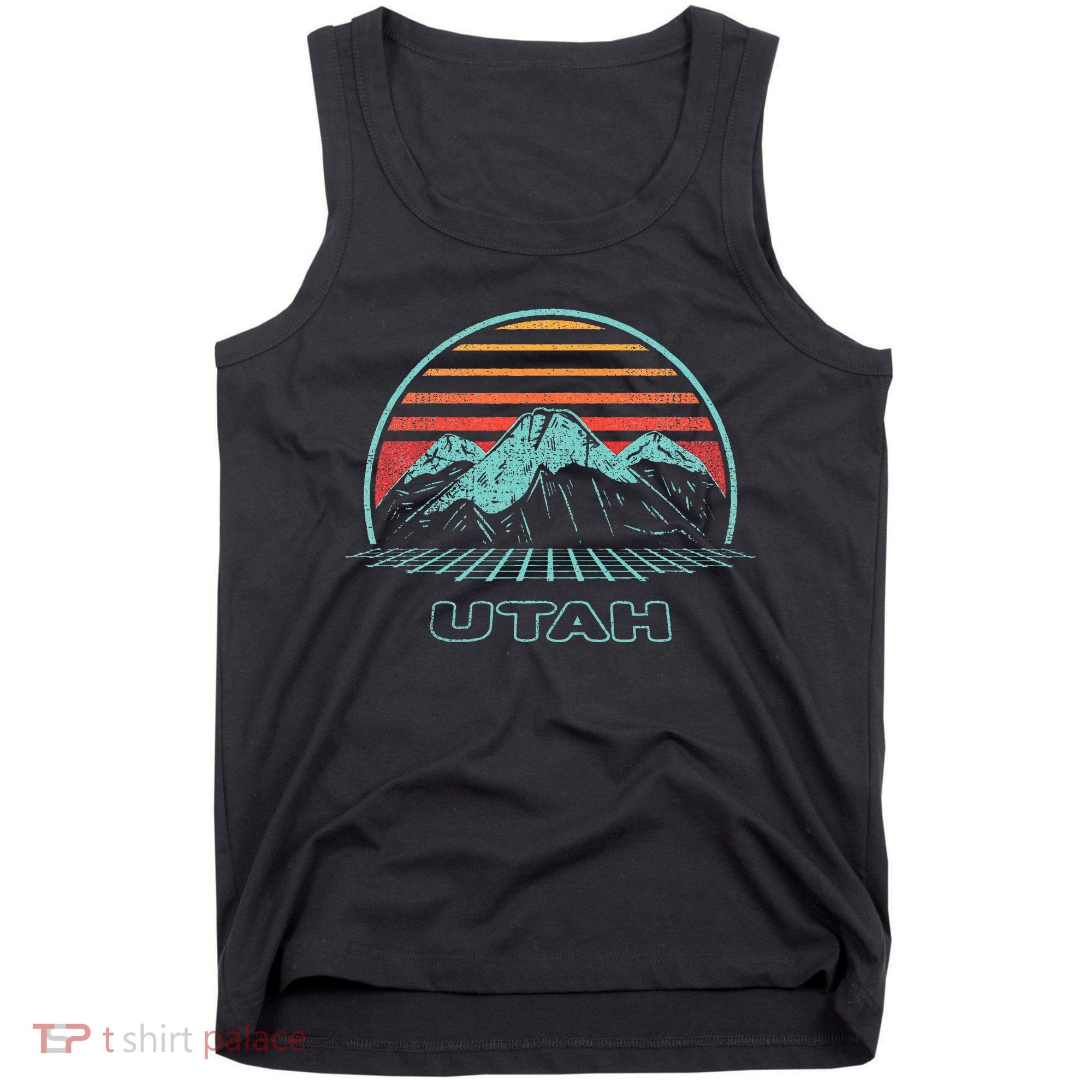 Utah Retro Mountain Hiking 80s Style Tank Top