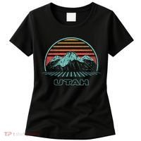 Utah Retro Mountain Hiking 80s Style Women's T-Shirt thumb 0