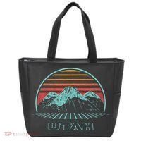 Utah Retro Mountain Hiking 80s Style Tote Bag thumb 0