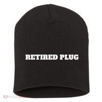 Unprofessional Retired Plug Short Acrylic Beanie thumb 0