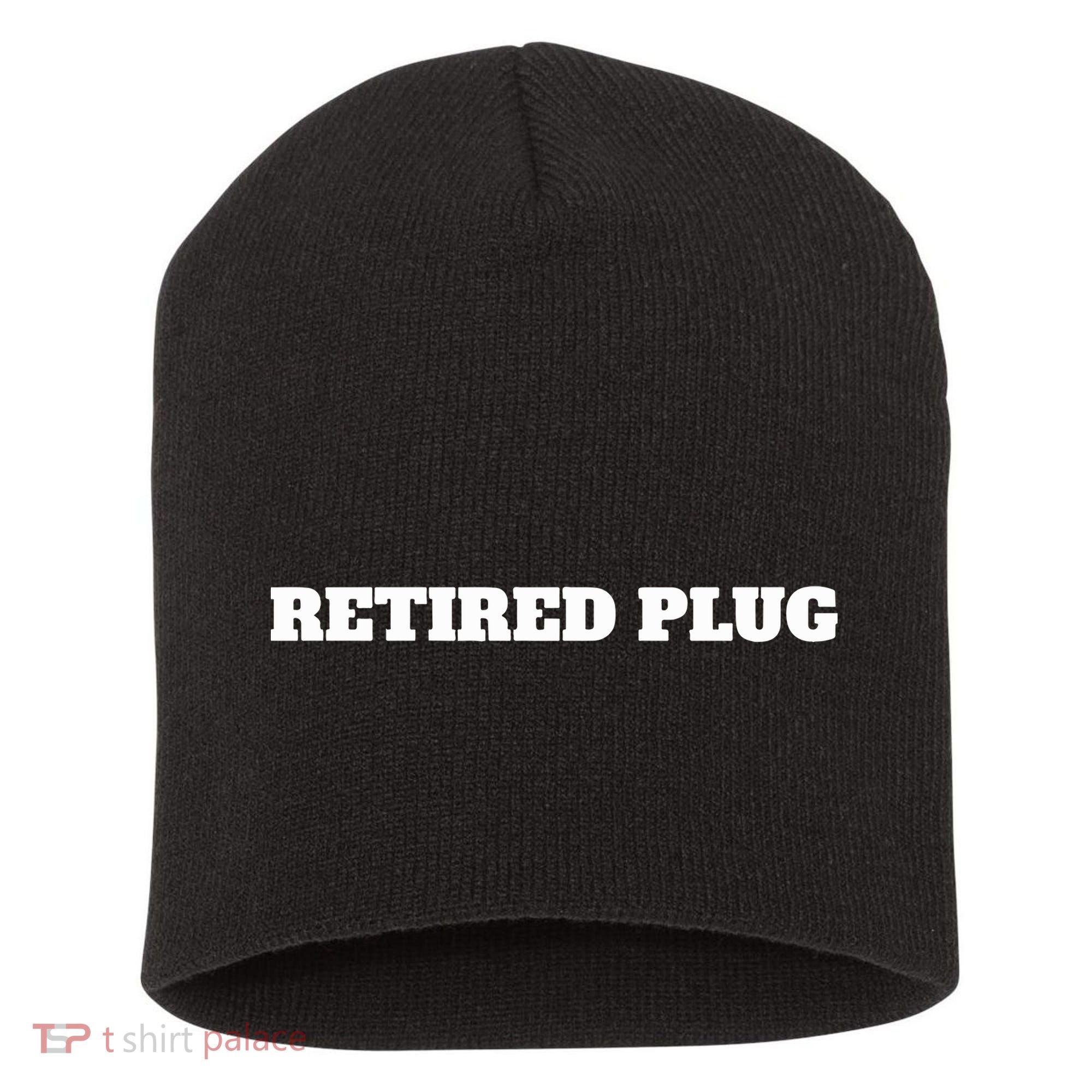 Unprofessional Retired Plug Short Acrylic Beanie