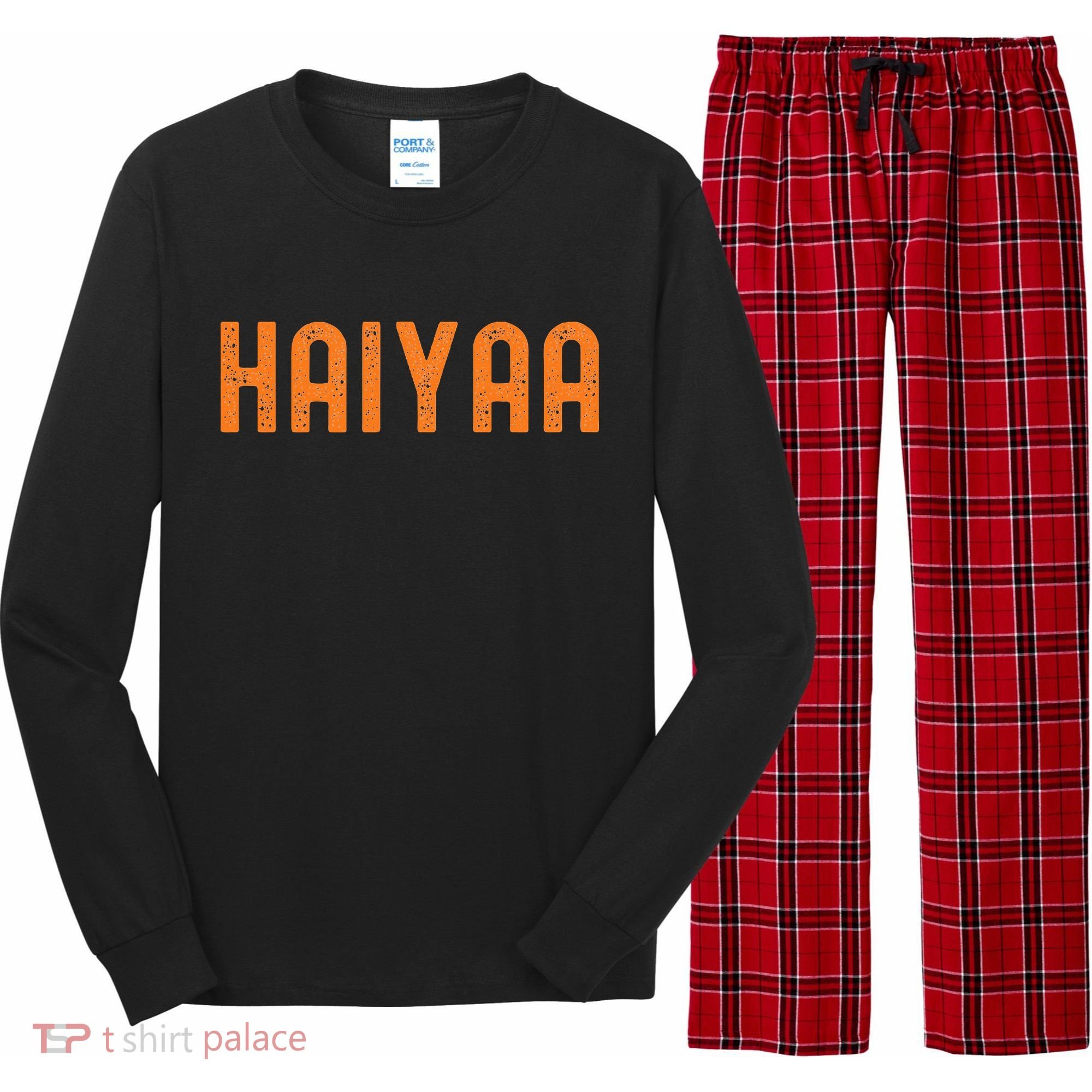 Uncles Roger Print Hilarious Haiyaa Chef Uncle Long Sleeve Pajama Set