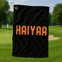 Uncles Roger Print Hilarious Haiyaa Chef Uncle Golf Towel thumb 1