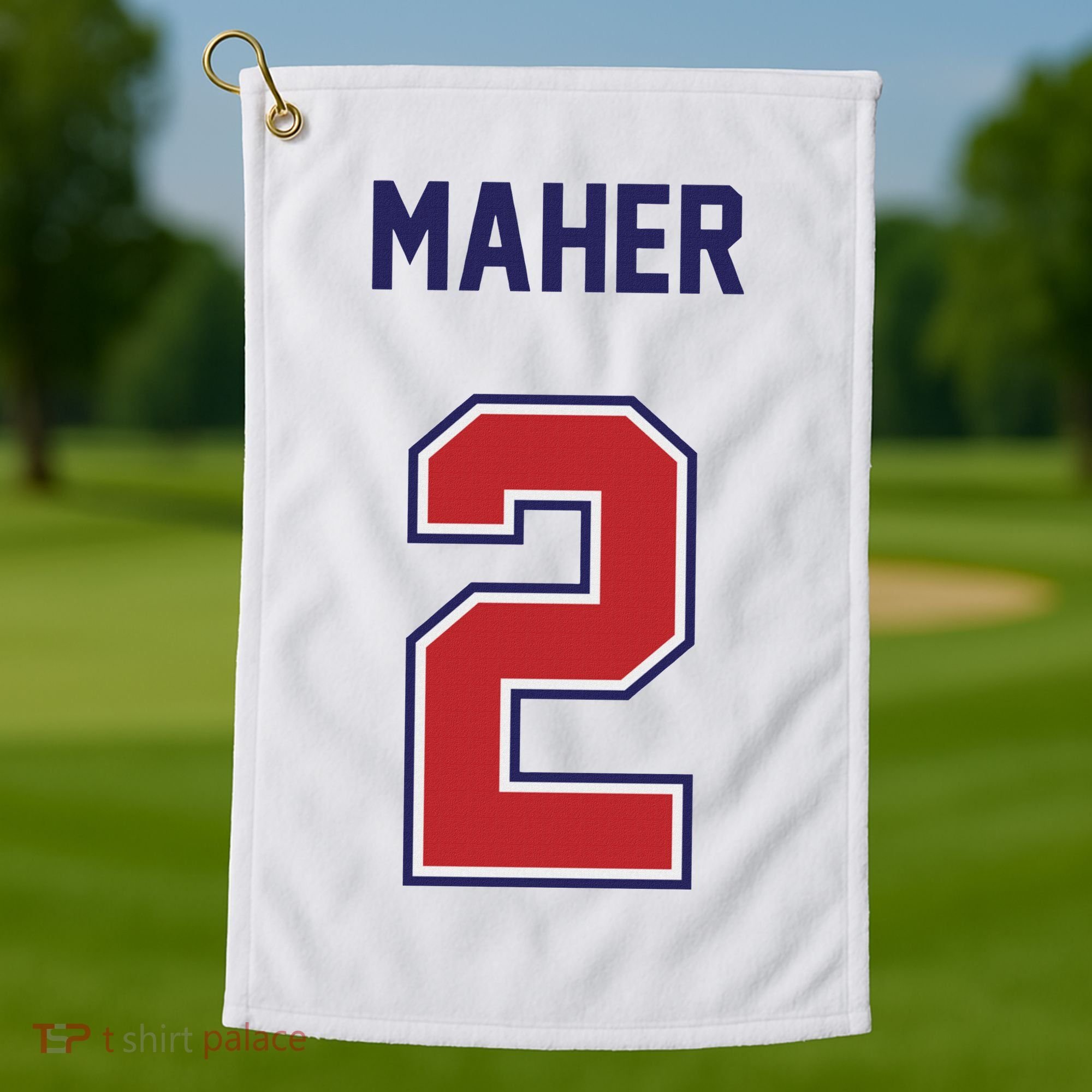 Usa Rugby Players Ilona Maher 2 Golf Towel