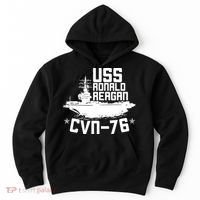 Uss Ronald Regan Cvn76 Aircraft Carrier For A Veteran Hoodie thumb 0