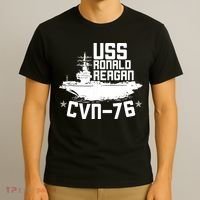 Uss Ronald Regan Cvn76 Aircraft Carrier For A Veteran T-Shirt thumb 3