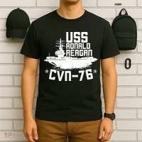 Uss Ronald Regan Cvn76 Aircraft Carrier For A Veteran T-Shirt thumb 6