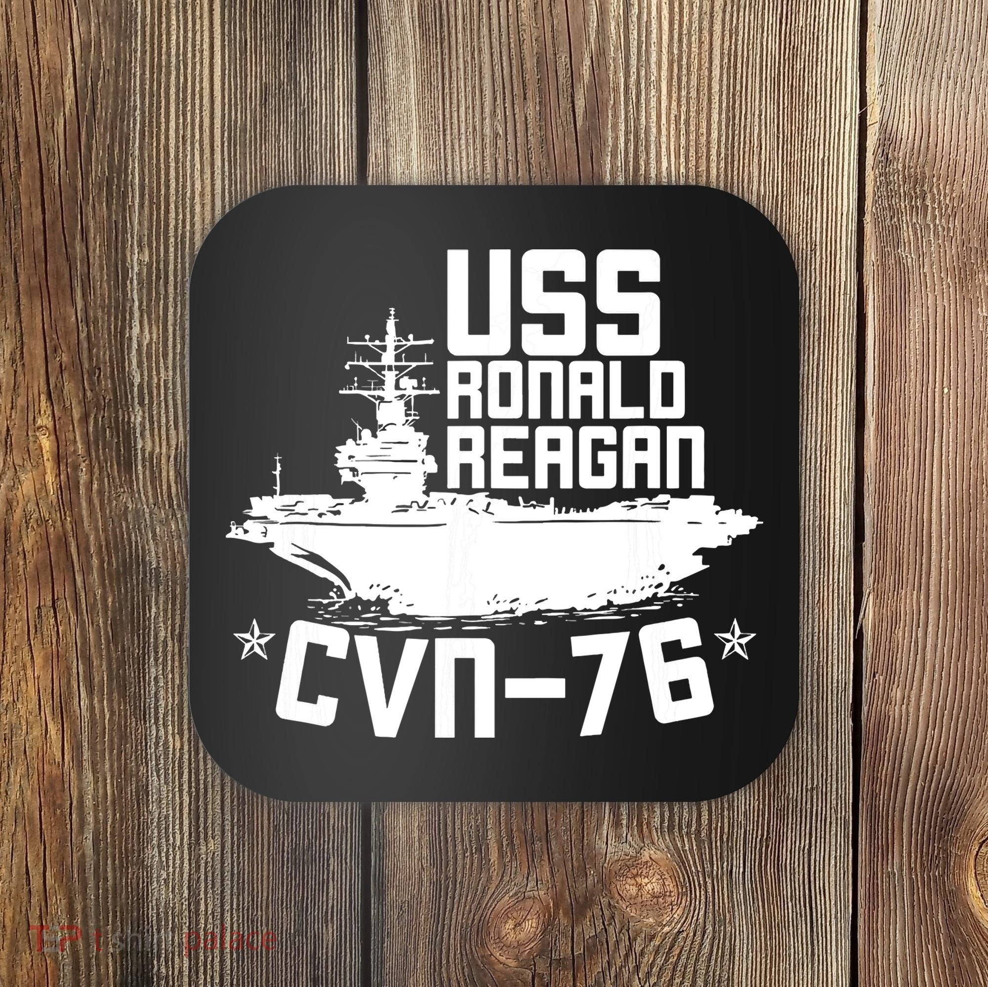 Uss Ronald Regan Cvn76 Aircraft Carrier For A Veteran Coaster
