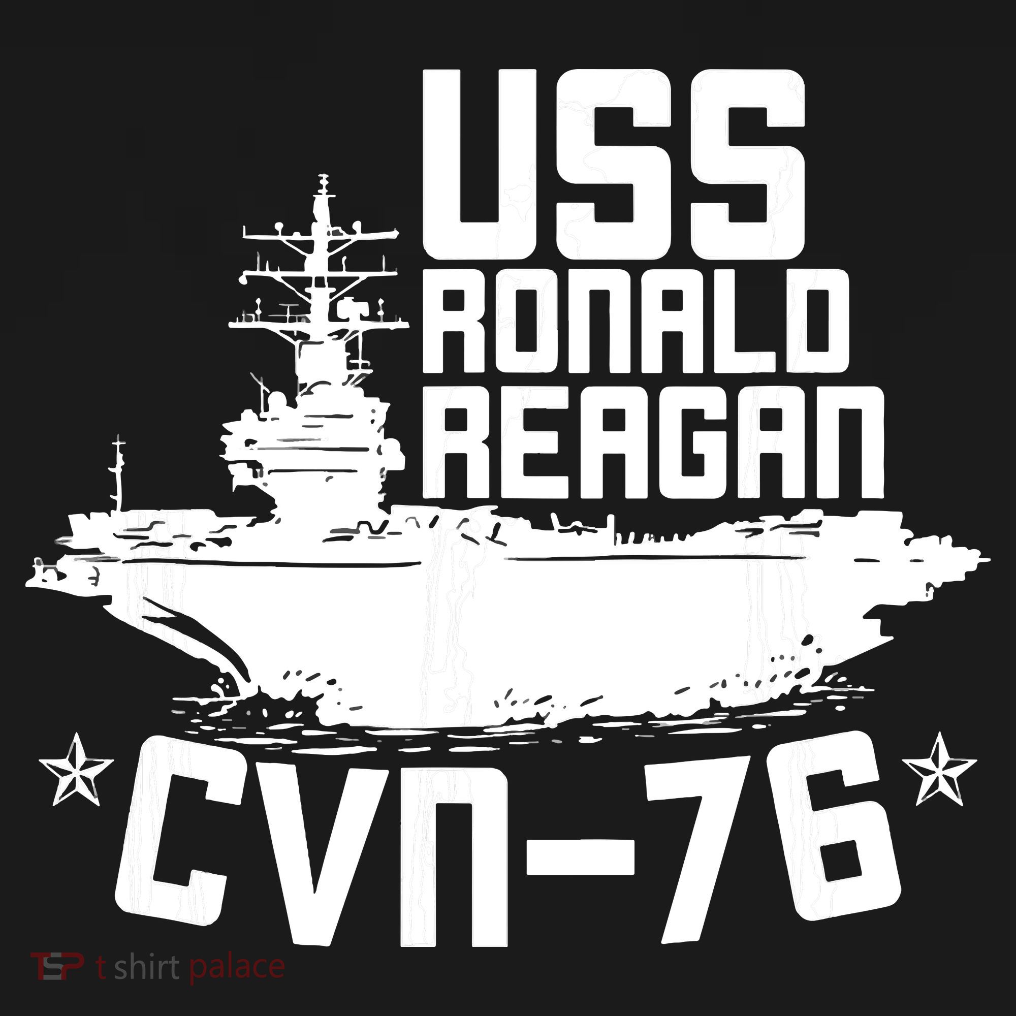 Uss Ronald Regan Cvn76 Aircraft Carrier For A Veteran Mousepad