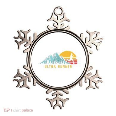 Ultra Runner Retro Style Vintage UltraMarathon Ornament