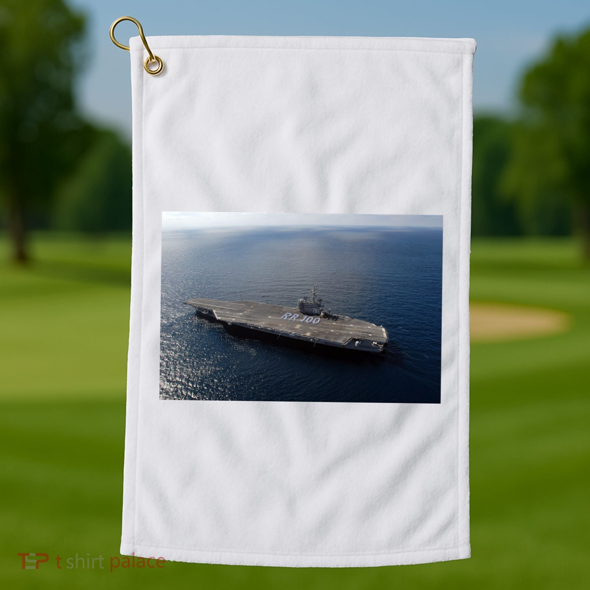 Uss Ronald Reagan Golf Towel