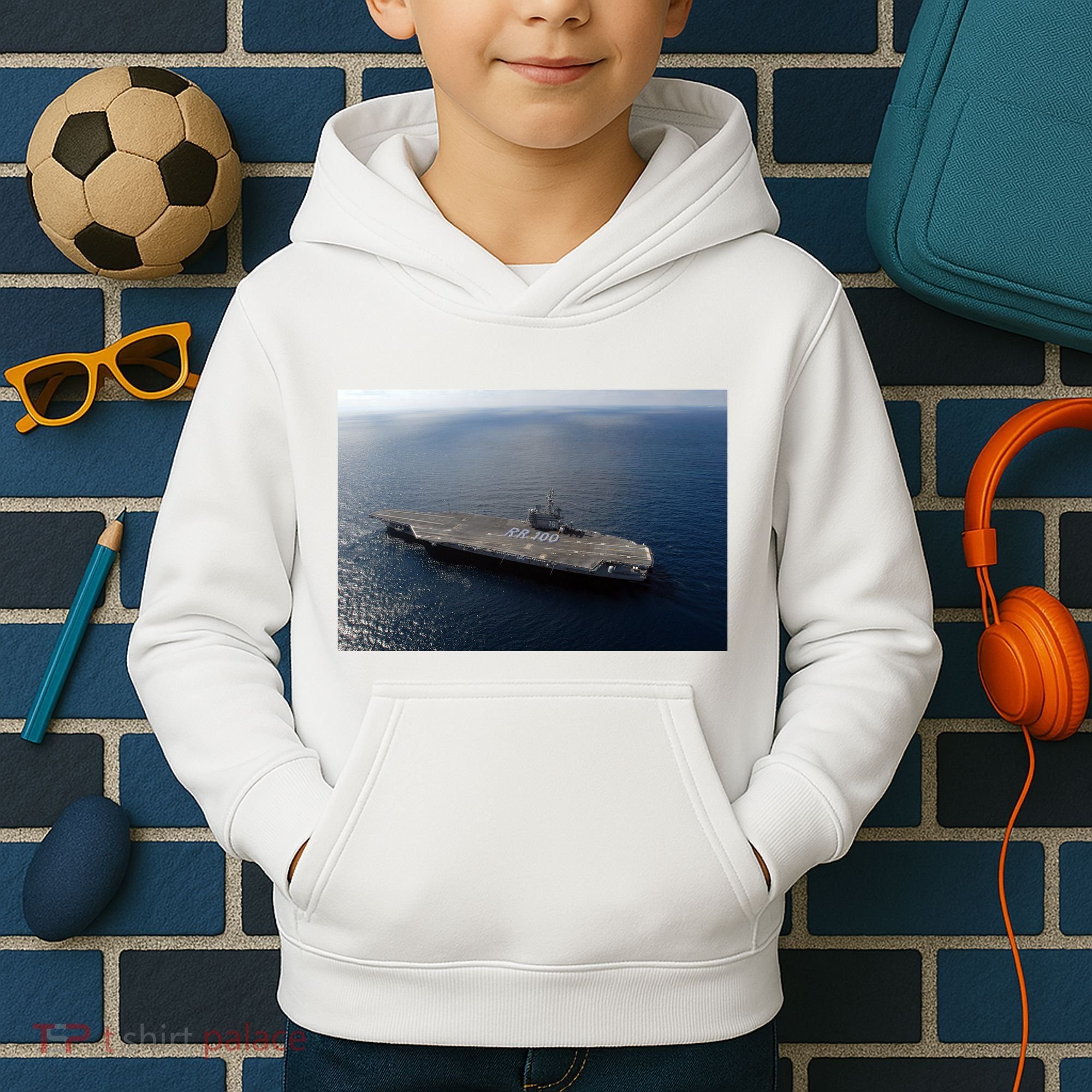 Uss Ronald Reagan Kids Hoodie
