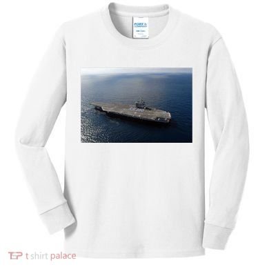 Uss Ronald Reagan Kids Long Sleeve Shirt