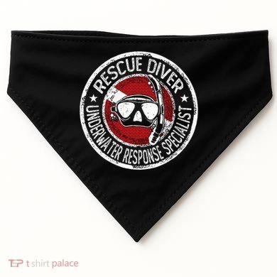 Underwater Response Sprcialist Under Water Rescue Diver USA-Made Doggie Bandana