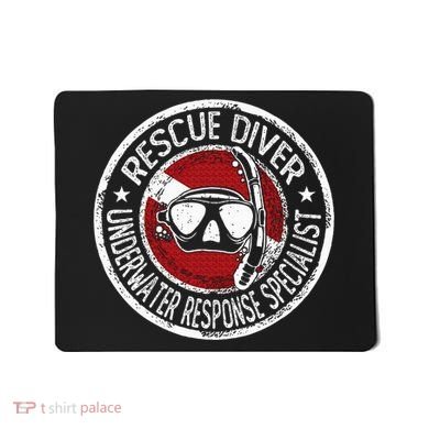 Underwater Response Sprcialist Under Water Rescue Diver Mousepad