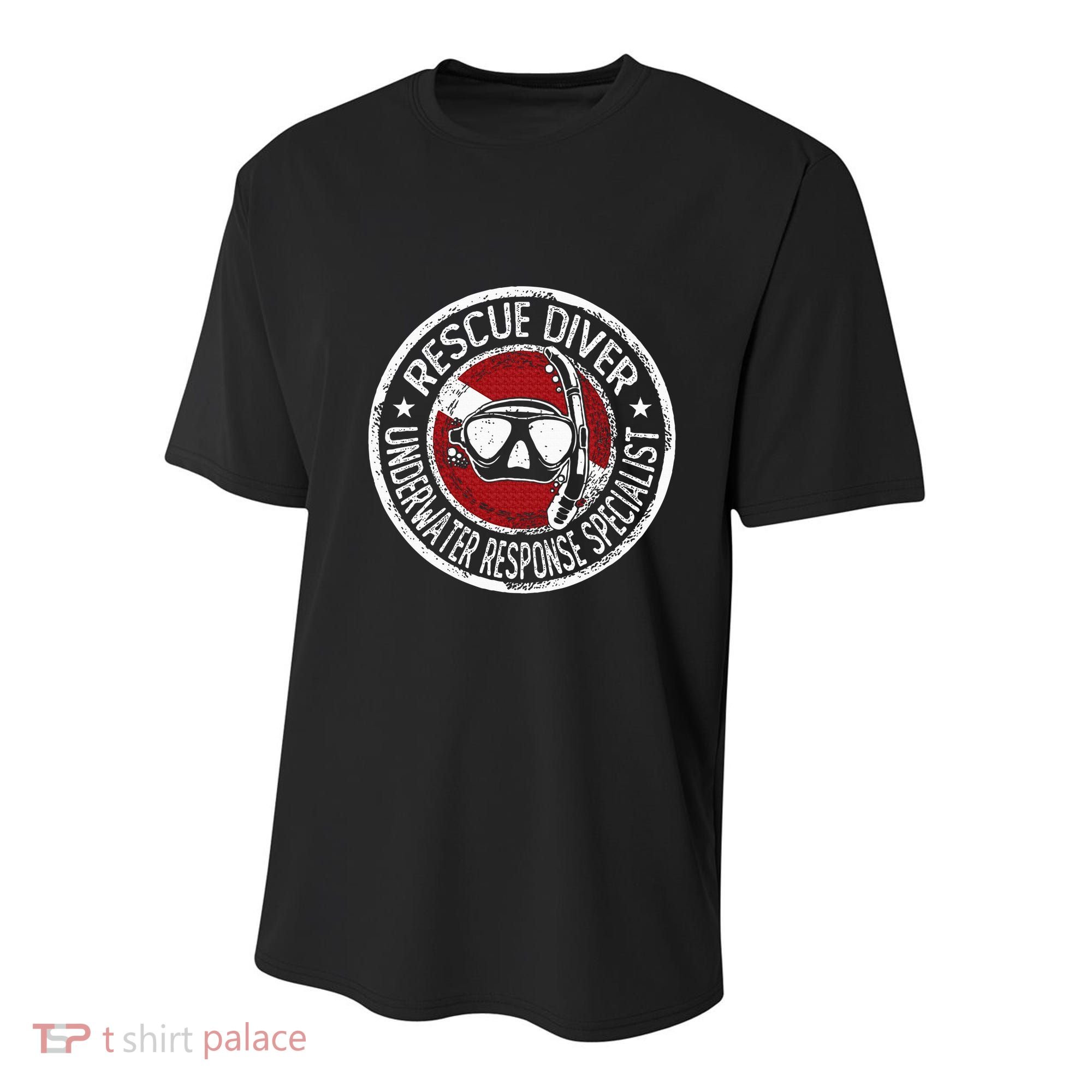 Underwater Response Sprcialist Under Water Rescue Diver Youth Performance Sprint T-Shirt