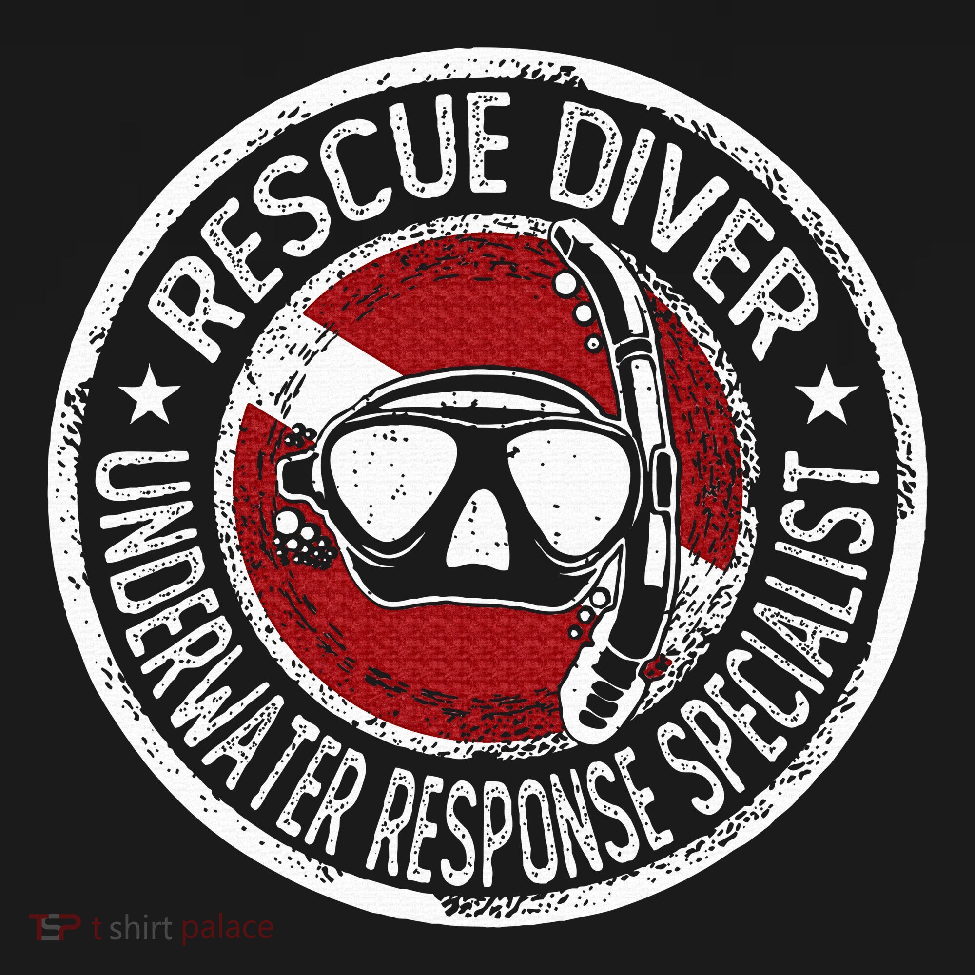 Underwater Response Sprcialist Under Water Rescue Diver Youth Performance Sprint T-Shirt