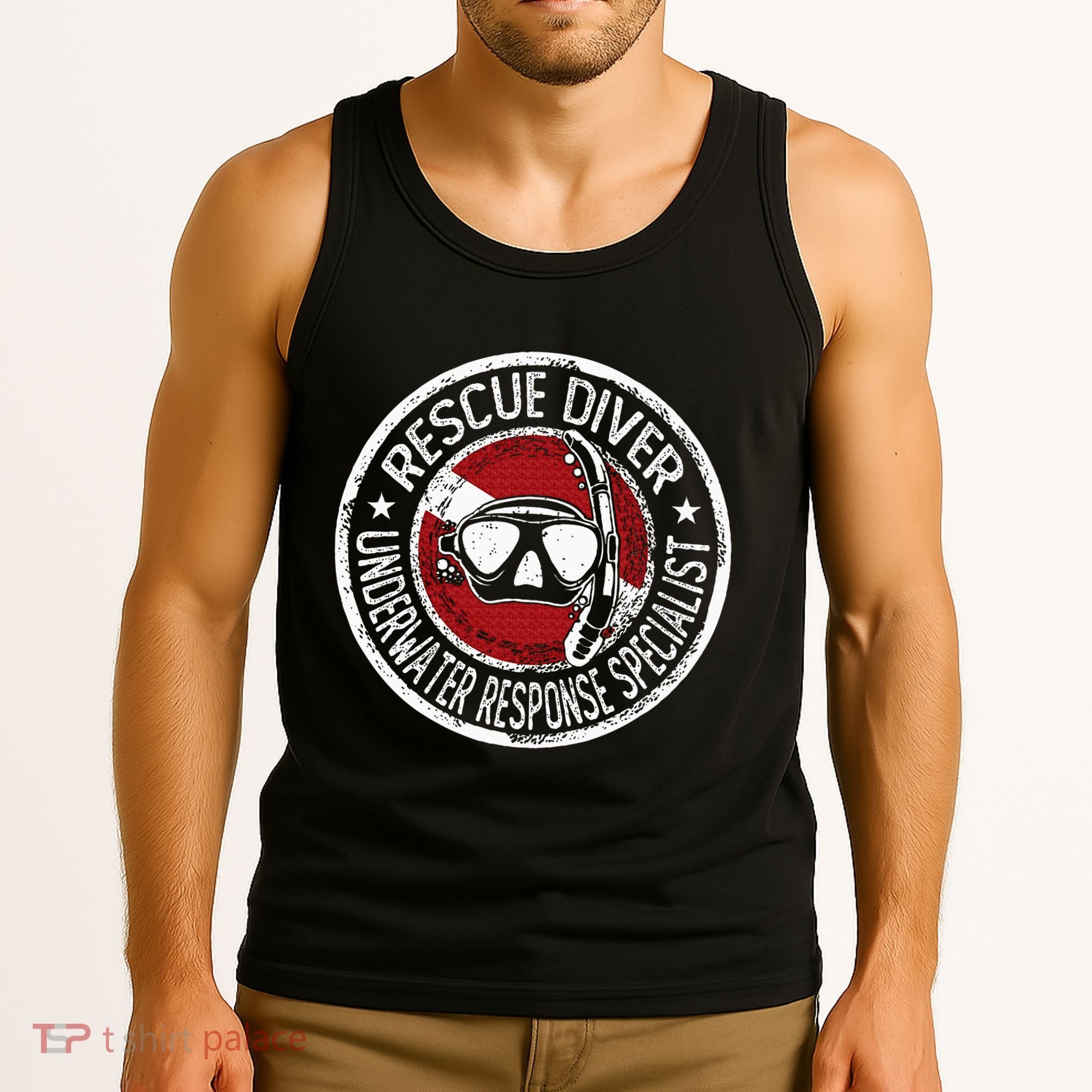 Underwater Response Sprcialist Under Water Rescue Diver Tank Top