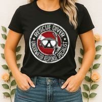 Underwater Response Sprcialist Under Water Rescue Diver Women's T-Shirt thumb 2
