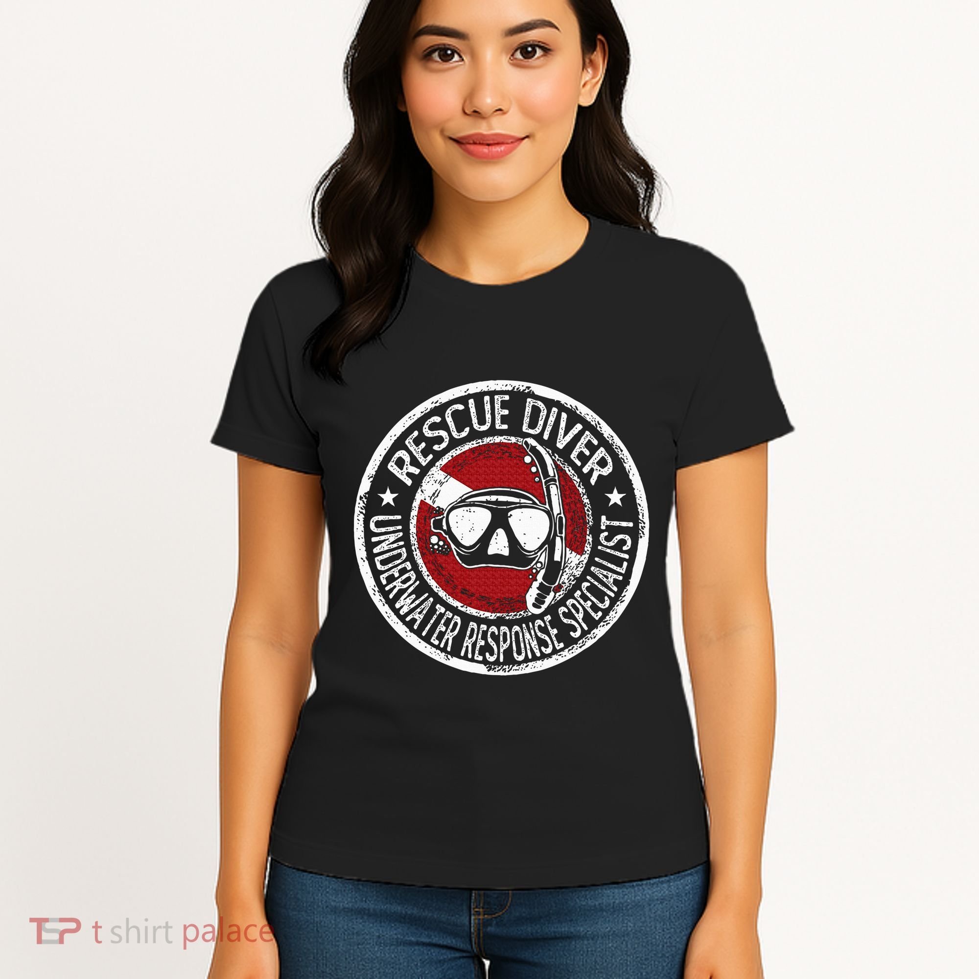Underwater Response Sprcialist Under Water Rescue Diver Women's T-Shirt