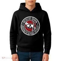 Underwater Response Sprcialist Under Water Rescue Diver Kids Hoodie thumb 4