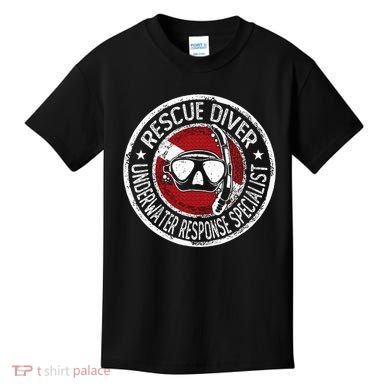 Underwater Response Sprcialist Under Water Rescue Diver Kids T-Shirt
