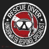 Underwater Response Sprcialist Under Water Rescue Diver Women's Sweatshirt thumb 2