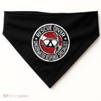 Underwater Response Sprcialist Under Water Rescue Diver USA-Made Doggie Bandana thumb 0