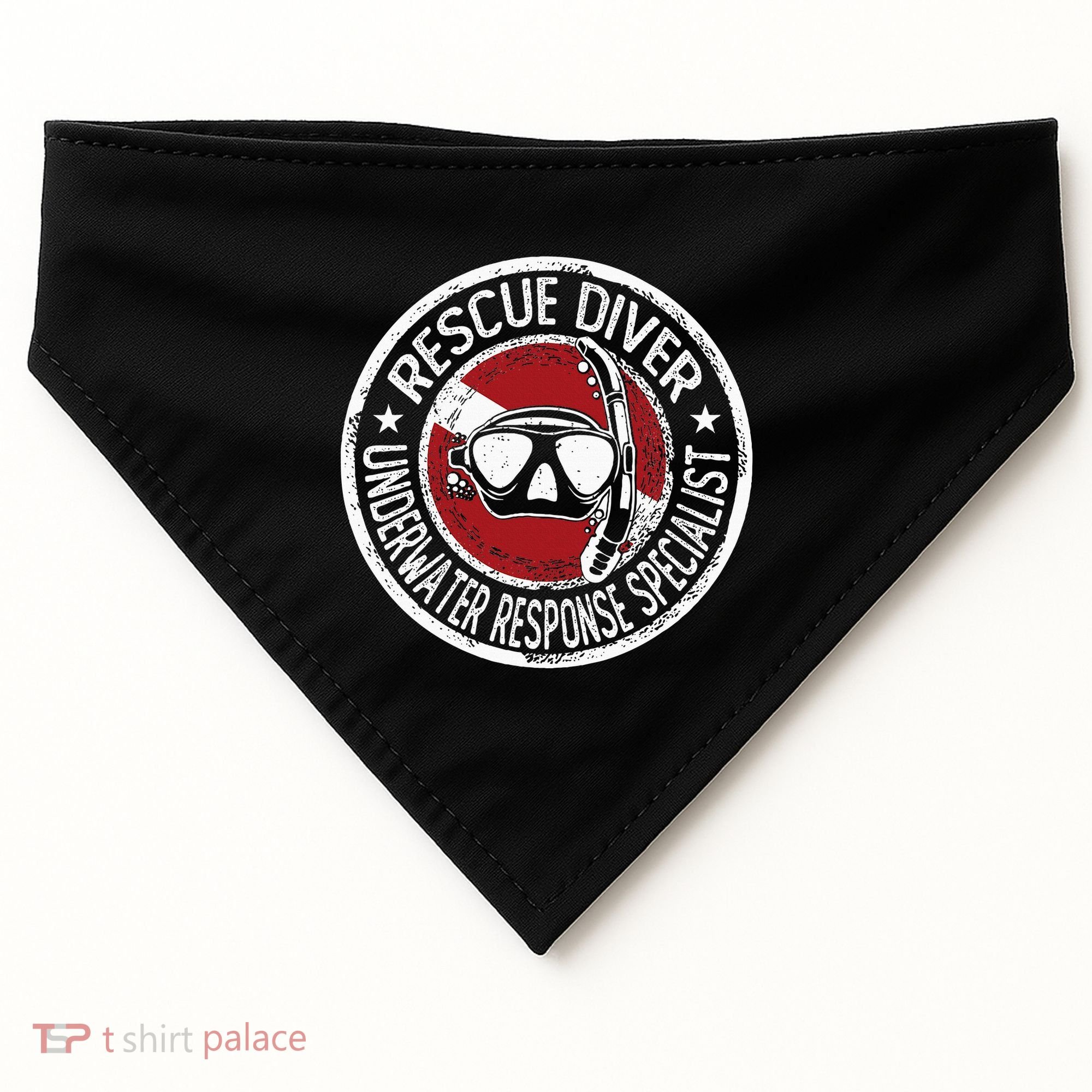 Underwater Response Sprcialist Under Water Rescue Diver USA-Made Doggie Bandana