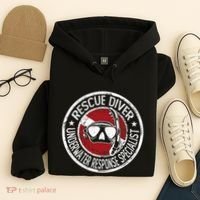 Underwater Response Sprcialist Under Water Rescue Diver Hoodie thumb 4