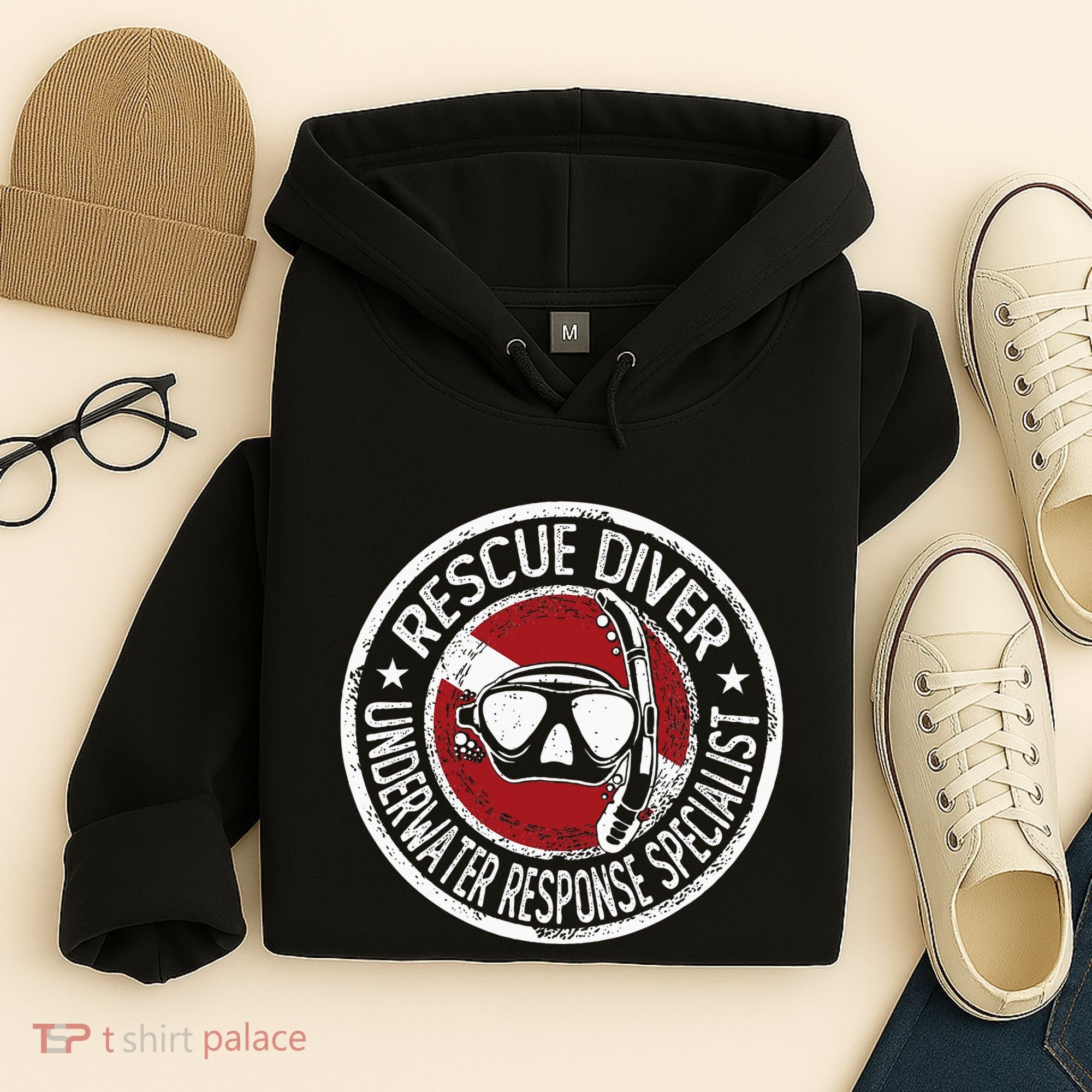 Underwater Response Sprcialist Under Water Rescue Diver Hoodie