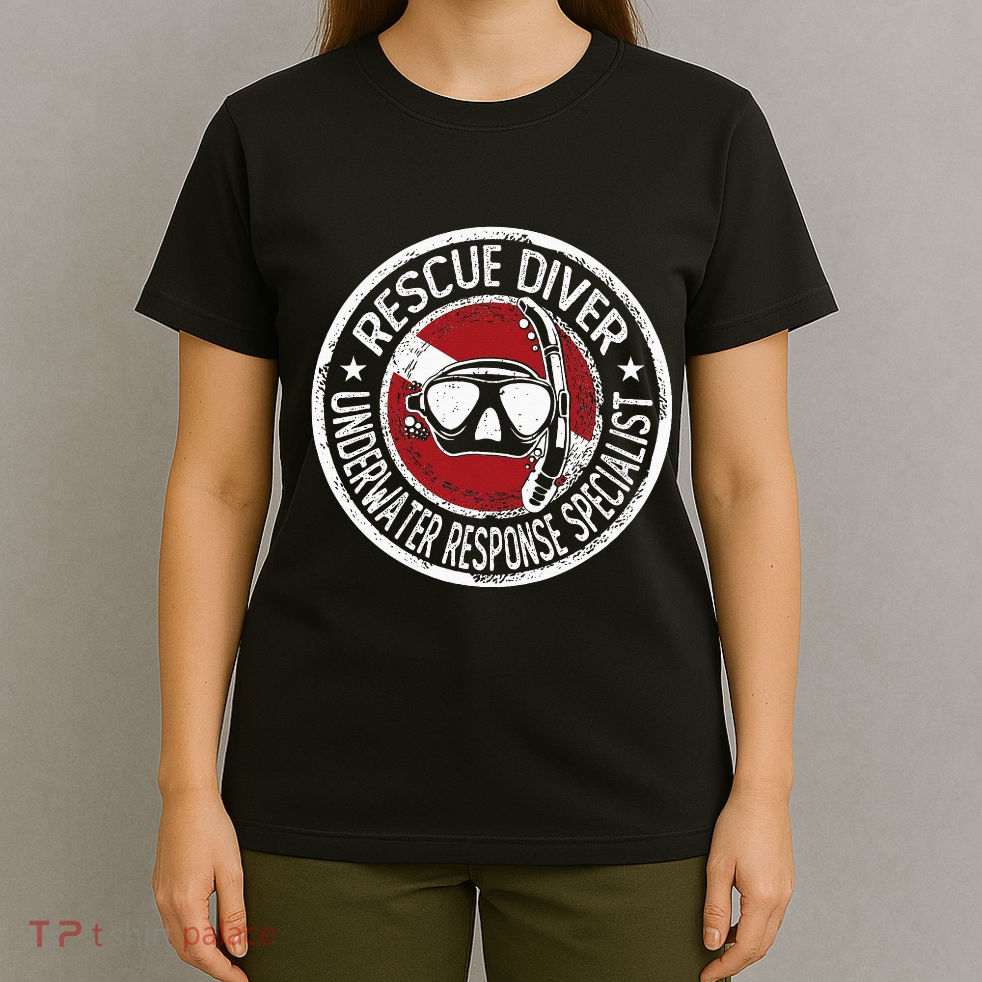 Underwater Response Sprcialist Under Water Rescue Diver T-Shirt