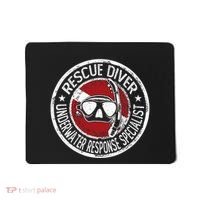 Underwater Response Sprcialist Under Water Rescue Diver Mousepad thumb 0