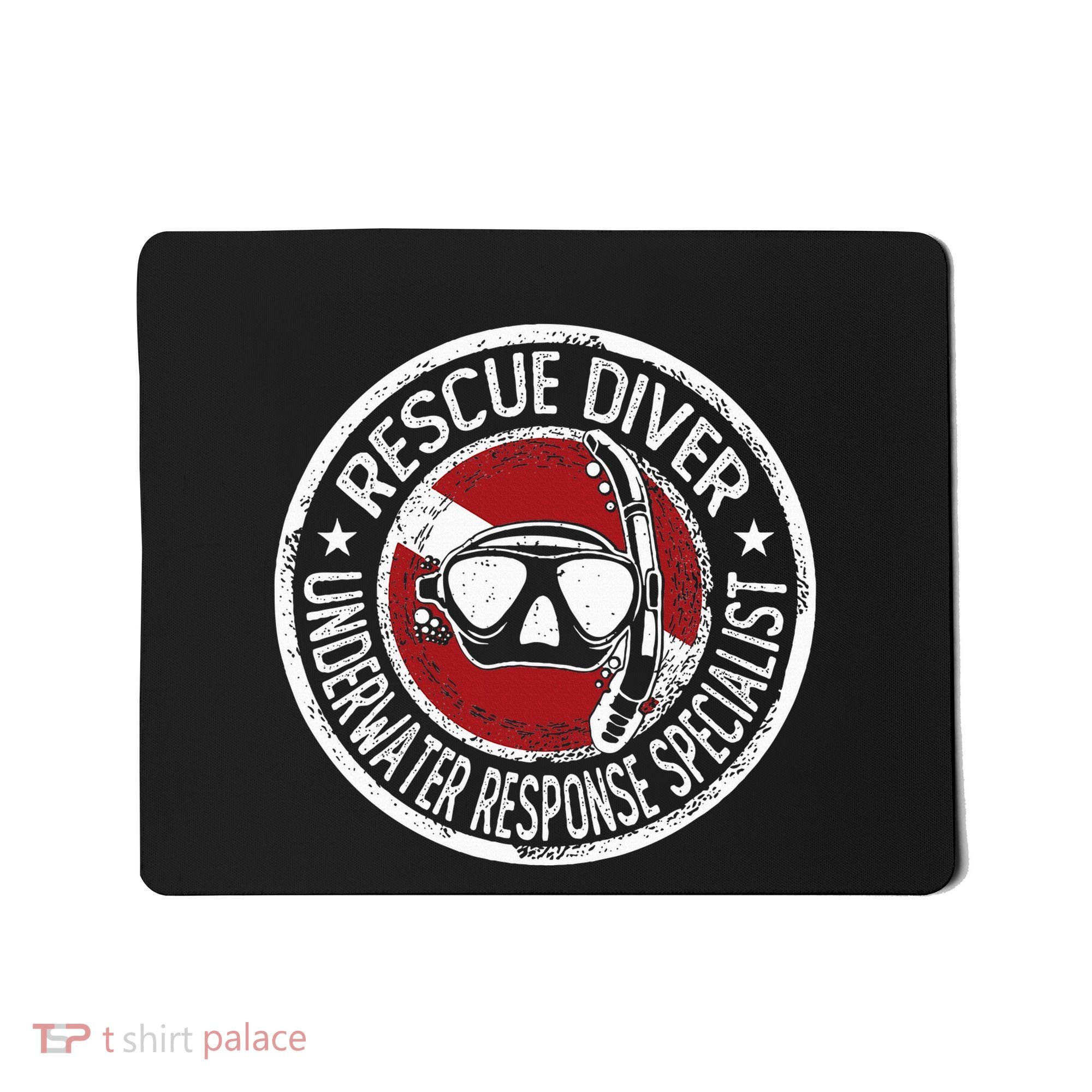 Underwater Response Sprcialist Under Water Rescue Diver Mousepad